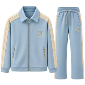 Loro Piana Crest Track Jacket & Pants Set - Light Blue